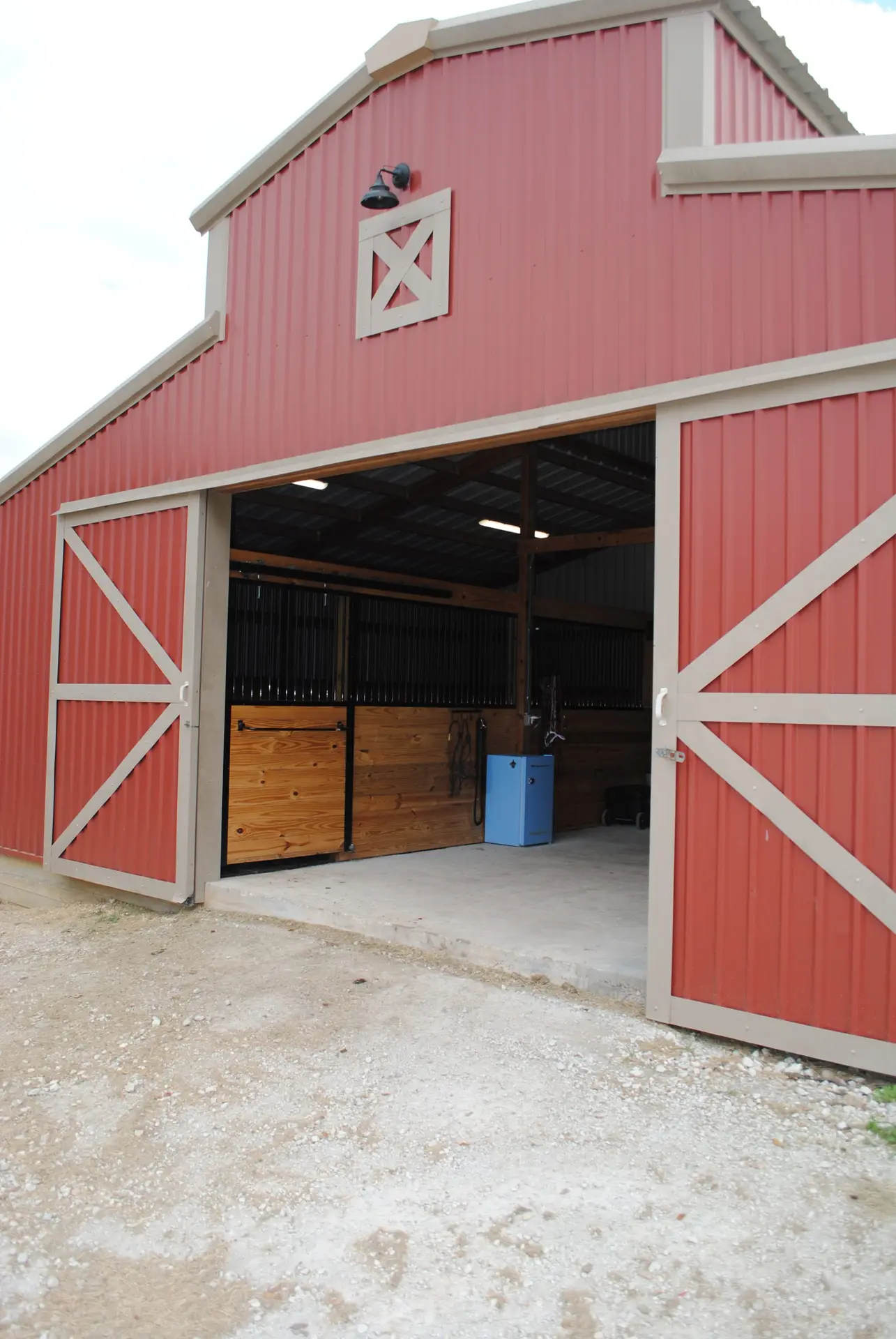 Riding arena at Twisted Bit Ranch
